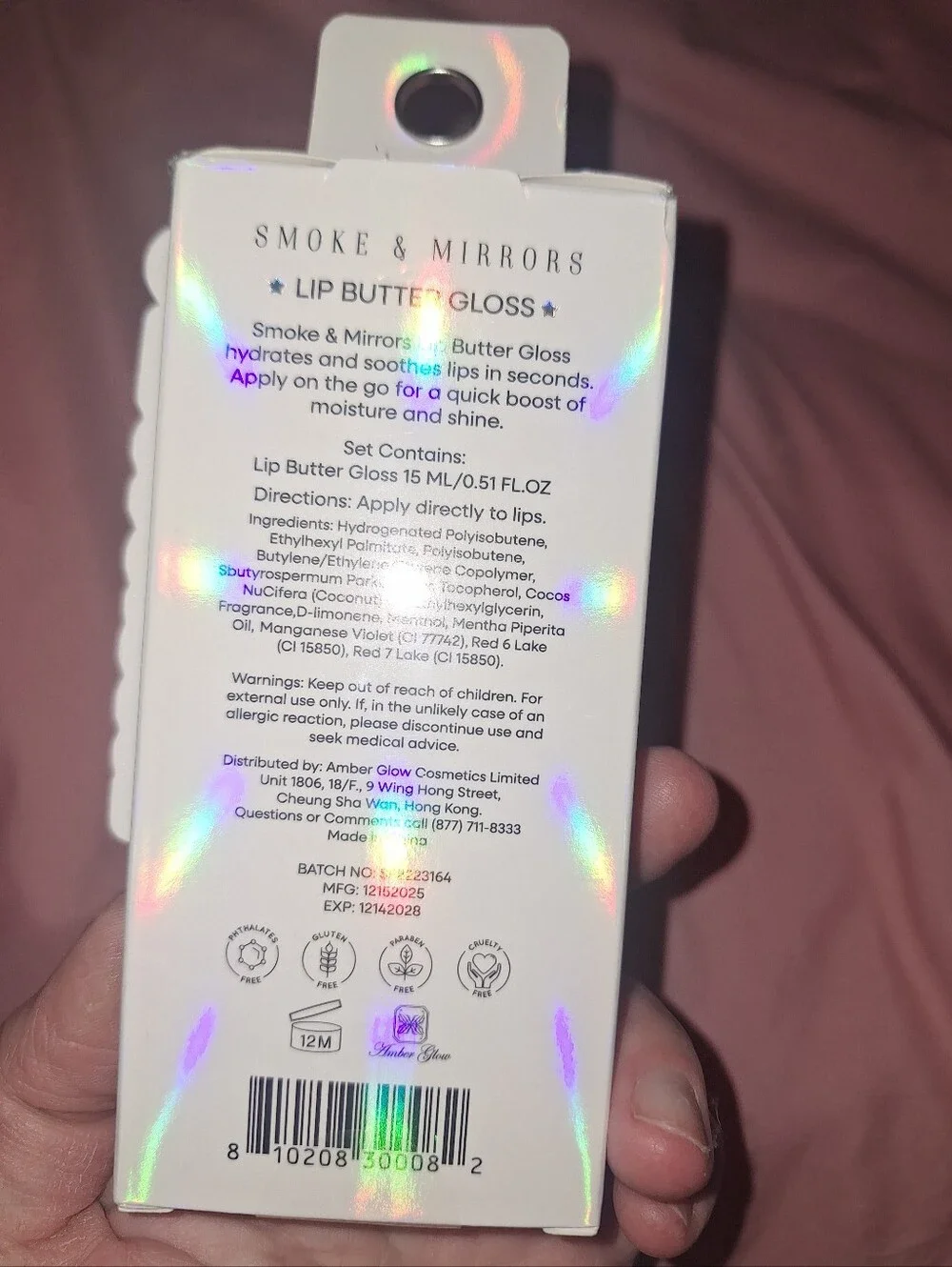 Smoke & Mirrors Luscious Lips Lip Butter Gloss - Soft Pink